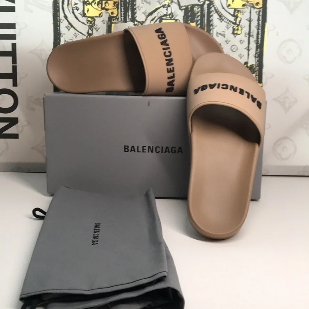 New Authentic Balenciaga Pool Slides | Effortless Style, Iconic Comfort - Picture 7 of 9